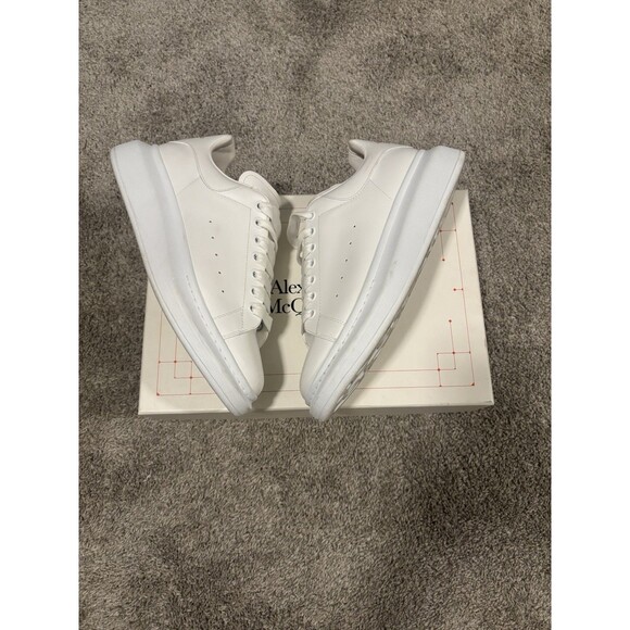 men alexander mcqueen White oversized sneakers size 10 main image 7